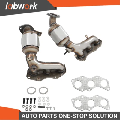 Convertidores catalíticos colector de laboratorio para Toyota Sienna 2011-2015 banco de 3,5 L 1+2 Foto 1 de 4