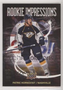 2008-09 Upper Deck Rookie Impressions Patric Hornqvist #RI8 Rookie RC
