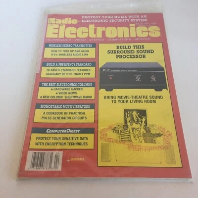 RADIO ELECTRONICS Magazine Vintage Issue From April 1988 - BRAND NEW, SEALED - Image 1 of 3