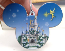 Disney Mickey Ears Ceramic Ornament - From Our Castle to Yours!