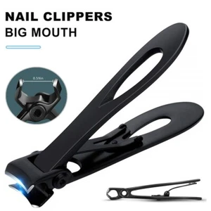 Stainless Extra Large Toe Nail Clippers For Thick Nails Heavy Duty Nail Care - Picture 1 of 11