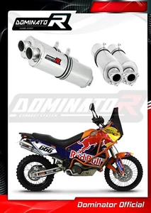 SCARICHI TERMINALI OVAL TITANIO KTM 950 990 SM / SMR / SMT / SUPERMOTARD / SUPER - Imagen 1 de 5