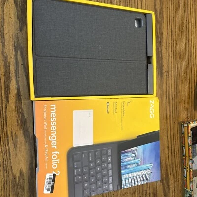 ZAGG Messenger Folio 2 Keyboard & Case For iPad Air 3 & iPad 7th/9th/8th Gen - Image 1 of 4