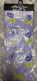 Yukata Purple Floral Onepiece Womens Summer Kimono Style Easy Fit Comfort