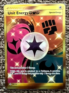 UNIT ENERGY 146/131 HOLO FORBIDDEN LIGHT SECRET POKEMON CARD NM - Picture 1 of 2