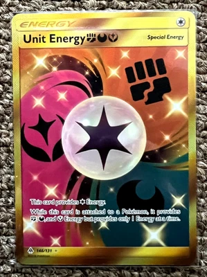 UNIT ENERGY 146/131 HOLO FORBIDDEN LIGHT SECRET POKEMON CARD NM - Image 1 of 2