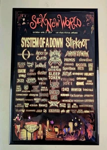 Sick New World 2024 Festival Las Vegas Framed Concert Poster - Picture 1 of 2