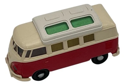 Brekina VW T1b Campingbus rot/creme H0 1:87 – Wohnmobil Bulli Samba Stil – OVP - Bild 1 von 2