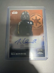 VULT SKERRIS 2025 Topps Cromo Star Wars #A-MVE Auto Naranja Refractor/25  - Imagen 1 de 6
