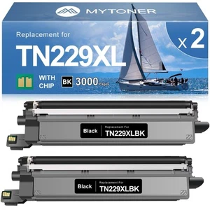 MYTONER TN229XL Black Toner 2PK For Brother HL-L3280CDW MFC-L3780CDW Printer - Imagen 1 de 1