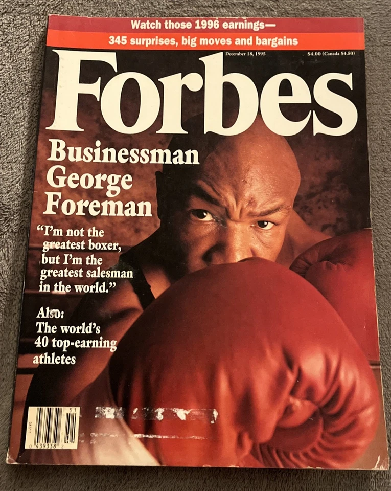 FORBES MAGAZINE December 18,1995 GEORGE FOREMAN — 第 1/4 张图片