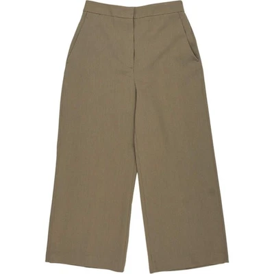 Zara Khaki Wide Leg Trousers - Image 1 of 3