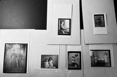 40+ Large collection vintage glass plate/celluloid negs in archival storage - Image 1 of 4