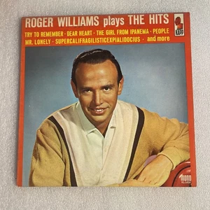 Roger Williams Pop LP vintage vinyl record album Plays the Hits - Imagen 1 de 3