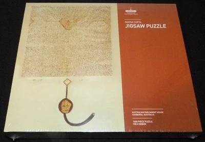 JIGSAW - MAGNA CARTA - AUSTRALIAN PARLIAMENT HOUSE - 1000 PIECES - NEW & SEALED - image 1 of 4