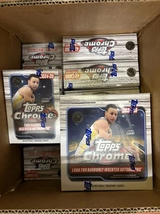 2024/25 Topps Chrome Basketball NBA 4 Value Blaster + 5 Mega Box - Picture 1 of 4