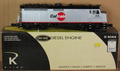 K-Line K2436-1001 CalTrain F40PH Diesel Engine w/TMCC/RS/CC O-Gauge NOS * - Image 1 of 4
