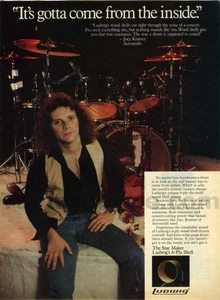 1980 Ludwig Drums Joey Kramer Aerosmith Vintage IMPRESIÓN ANUNCIO ¡Fan Regalo de Navidad! (4582) - Imagen 1 de 1