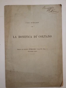 OV1 La Bonifica di Coltano Pisa ugo Todaro 1922 illustrato - Foto 1 di 11