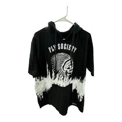 Chief Skull Headress Sudadera con Capucha Nativo Americano Negro Sudadera Grande? Foto 1 de 4