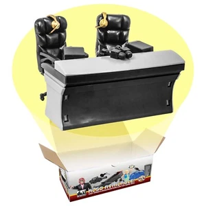 ULTIMATE Black Commentator Table Playset for WWE & AEW Action Figures - Picture 1 of 3