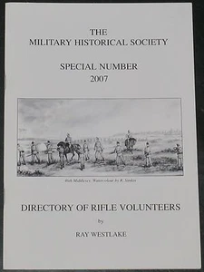 RIFLE VOLUNTEERS 1859-1908 Directory British Army Regiments Soldiers History - Imagen 1 de 1