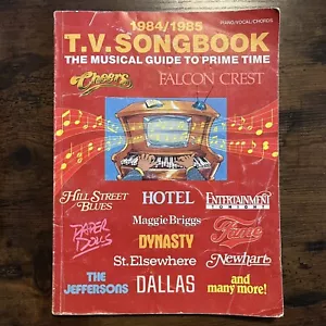 Vintage 1984 1985 libro di canzoni TV guida musicale al libro di canzoni Prime Time spartiti musicali - Foto 1 di 5