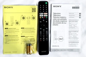 Genuine Sony RMF-TX520U Voice Remote Control Fits TV Models Bravia - Imagen 1 de 7