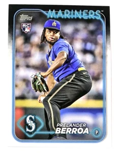 Topps Prelander Berroa 2024 novato Seattle Mariners RC #36 - Imagen 1 de 2