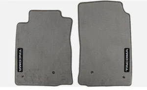 Toyota Tacoma 2005-2011 Front Light Gray Carpet Floor Mat Set PT206-35100-13 - Picture 1 of 2