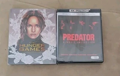 Predator PLANET EARTH Hunger Games 4 Films Collection 4k BLU RAY Sets BRAND NEW  - Image 1 of 4