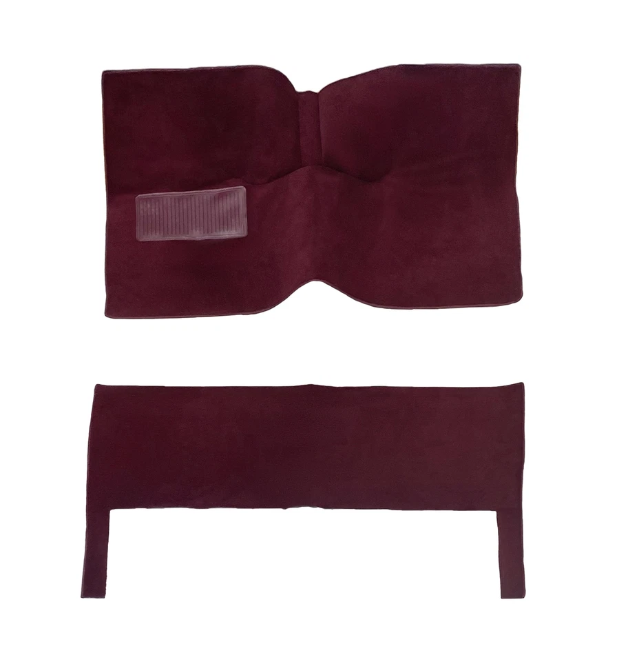 Kit de alfombras Buick Roadmaster Serie 70 46-48 2 puertas convertible negro gris tostado felpa Foto 1 de 4