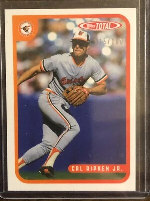 2020 Topps Total #V3 Cal Ripken Jr. Baltimore Orioles 015/100 - Image 1 of 2