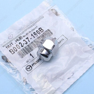 Nuevo genuino OEM Mazda RX-8 RX-7 MX-6 MPV tuerca de rueda cromada B002-37-160B Foto 1 de 4