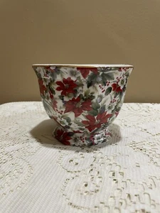 VTg Poinsettia Planter Formalities Baum Bros - Picture 1 of 6