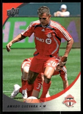 Tarjeta de fútbol 2008 Upper Deck MLS #194 Amado Guevara Toronto FC Foto 1 de 2