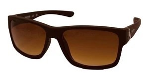 Kenneth Cole Reaction Mens Soft Rectangle Matte Dark Brown, Gunmetal KC1246. 49F - Picture 1 of 11