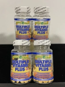 Lot Of 4 Natural Choice Multiple Vitamin Plus Iron Free Dietary Supplement - Picture 1 of 6