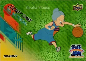 Space Jam A 2021 nuevo Legacy Looney Tunes en acción verde neón IA-5 abuela - Imagen 1 de 1