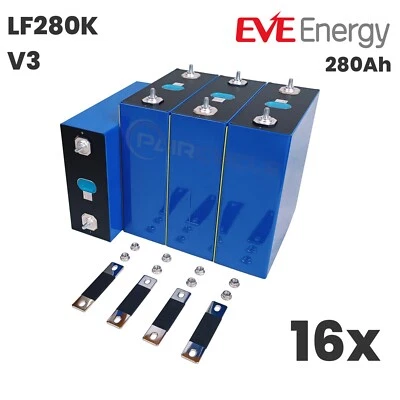 16 x EVE LF280K V3 A Grade 280 Ah LiFePO4-Zellen 3.2V Lithium-Eisenphosphat - Bild 1 von 4