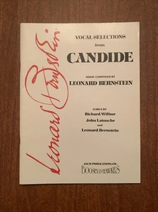 Vocal Selections from Candide Leonard Bernstein Sheet Music 1988 Paperback - Picture 1 of 6