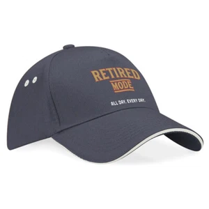 Retirement Gift Idea Hat Mens Baseball Cap Retired Retire Present Funny Keepsake - Picture 1 of 16