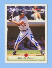 KIMERA BARTEE Signed/Autographed 1994 Best Card #30 Orioles, Red Wings w/COA b