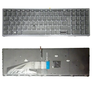Teclado original HP ZBook 15 17 G3 G4 (Alemán) retroiluminado SN 7142BL - Bild 1 von 1