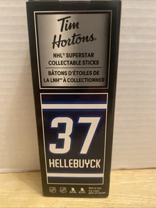2020 Tim Hortons NHL Superstar Collectable Sticks - Connor Hellebuyck #37 - Picture 1 of 6