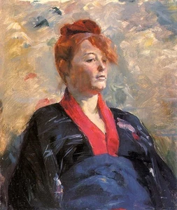 Henri Lautrec Madame Lili Grenier 1888 17"x 22" Archival Art Print - Picture 1 of 1
