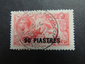 Levante Británico 1921 90pi en 5s rosa-carmino SG49 fino usado - Imagen 1 de 1