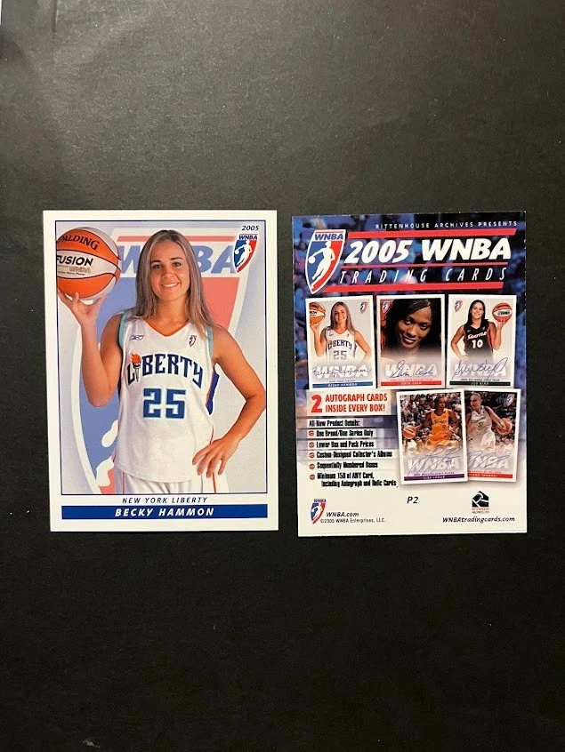 2005 Rittenhouse WNBA Promo Card Becky Hammon #P2 - Image 1 of 1