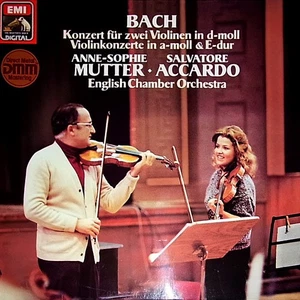 Bach / Anne-Sophie Mutter (LP) - Konzert für 2 Violinen Salvatore Accardo (HMV) - Picture 1 of 5