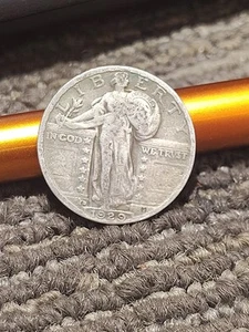 1929-D Standing Liberty Quarter – Partial Filled D Mint Mark – Strike-Through Er - Picture 1 of 10